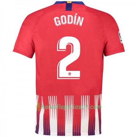 Jalkapallo Pelipaidat Atlético Madrid Godin 2 Kotipaita 2018-2019 Lyhythihainen